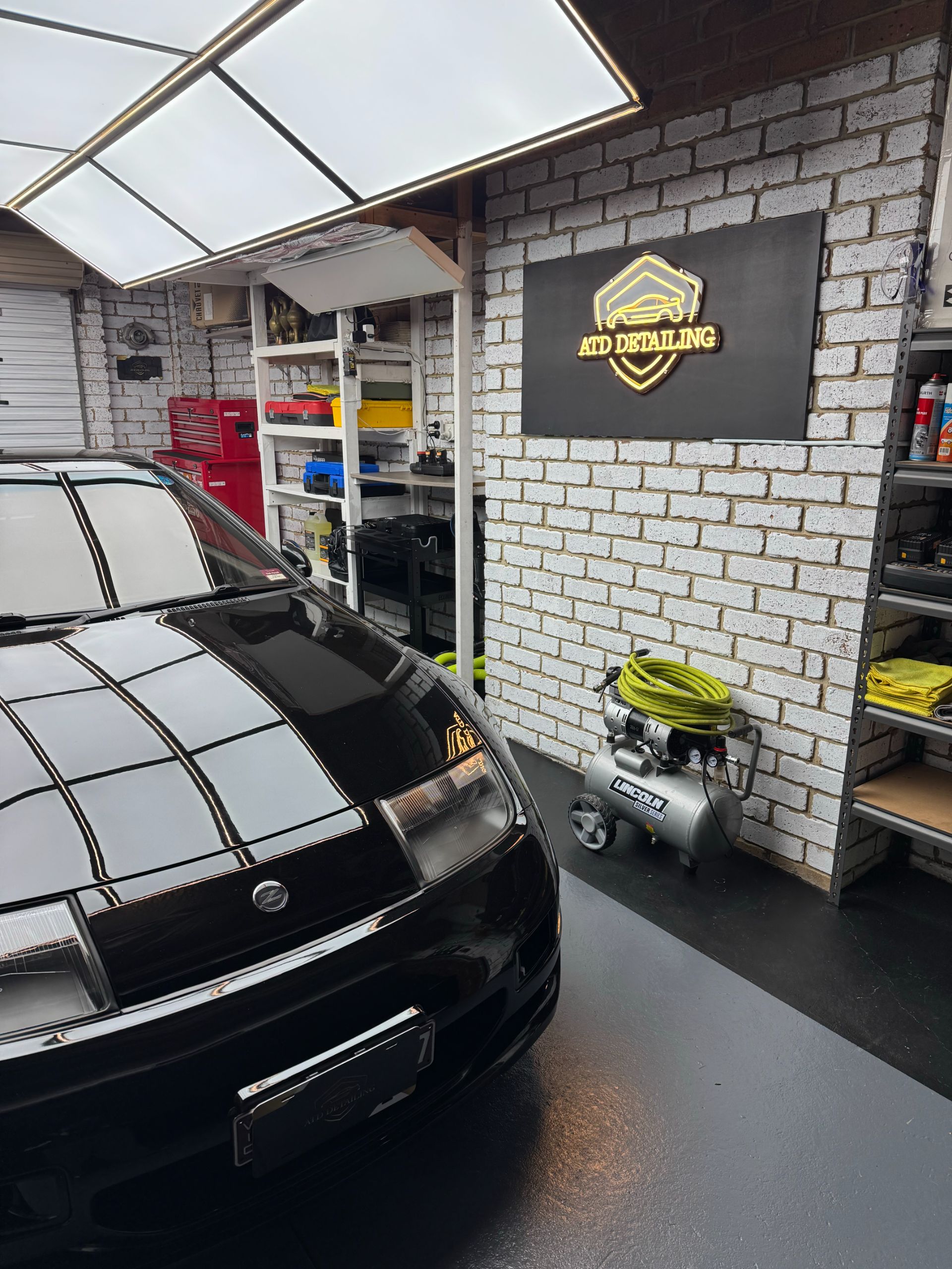 Detailing in progress