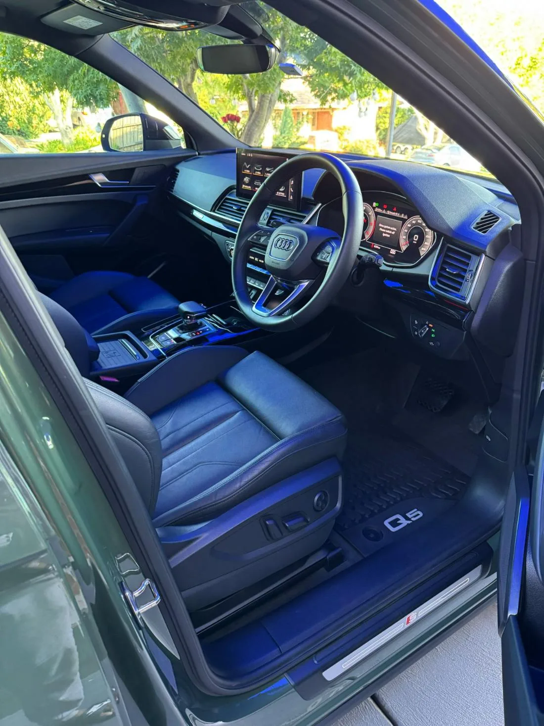 Interior detail · Audi Q5 after