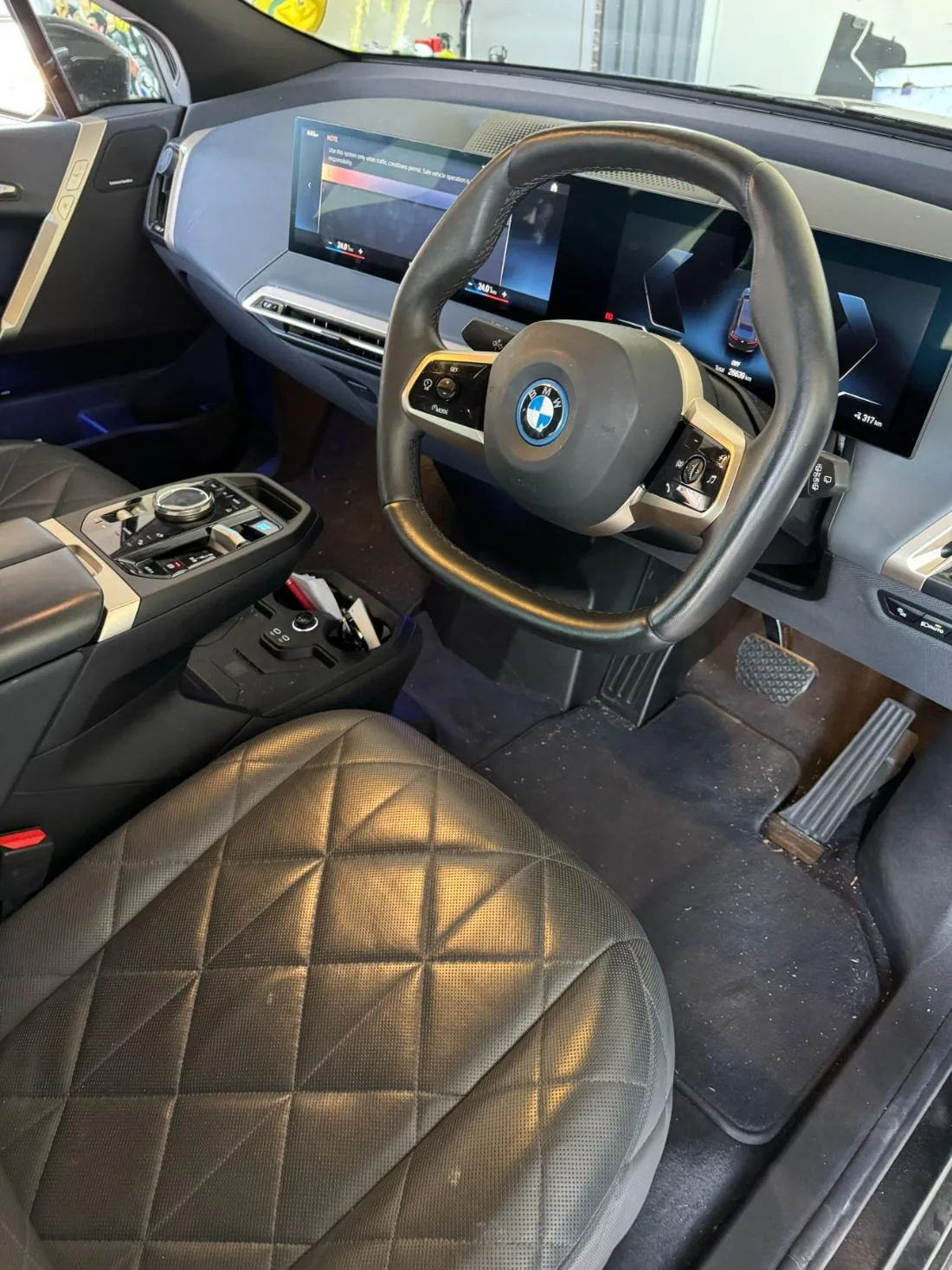 Interior detail · BMW iX before