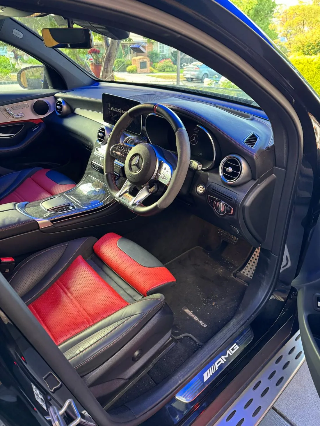 Interior detail · Mercedes GLC63S AMG before