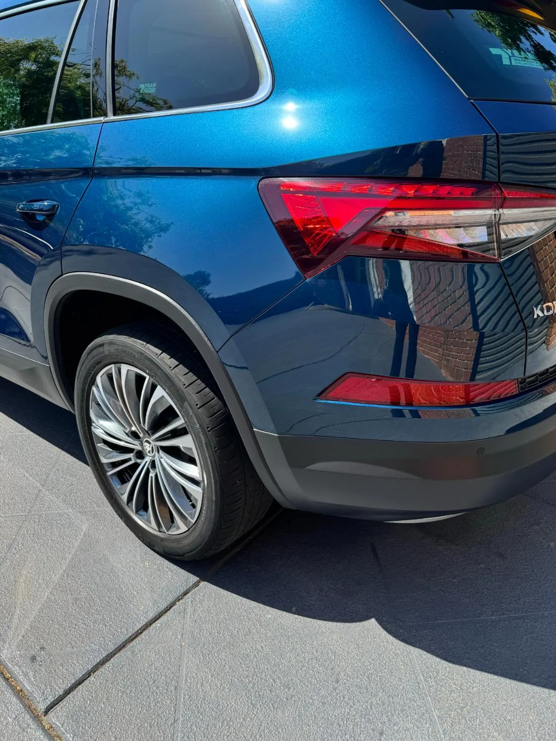 Ceramic coating · Skoda Kodiaq after