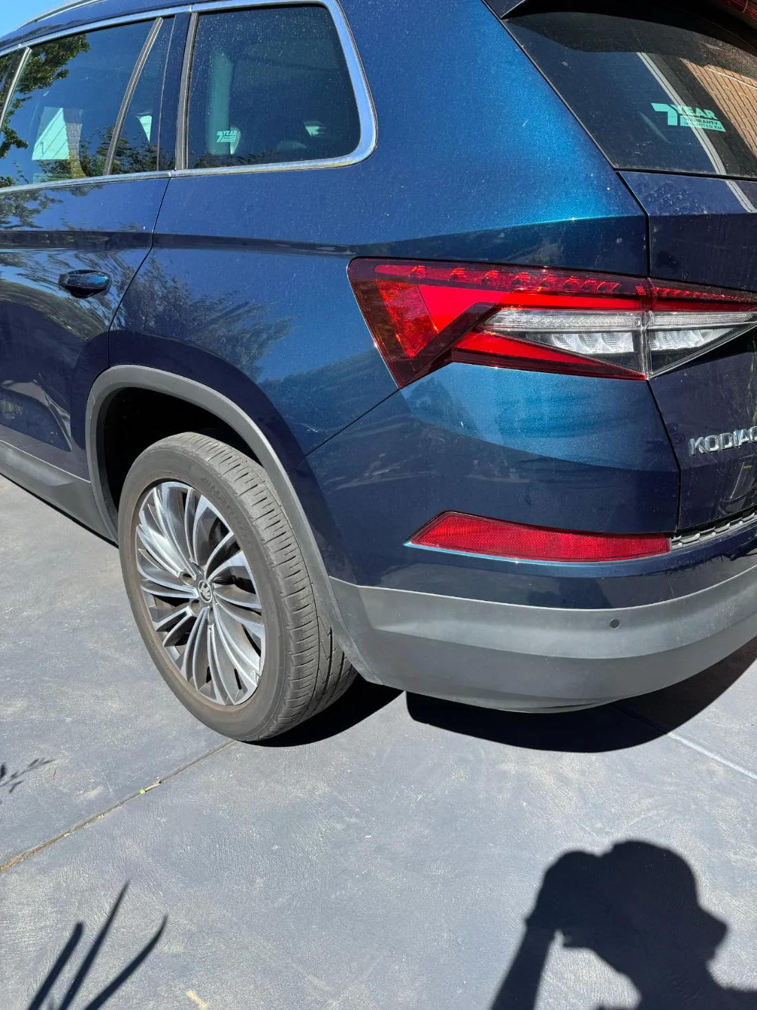 Ceramic coating · Skoda Kodiaq before