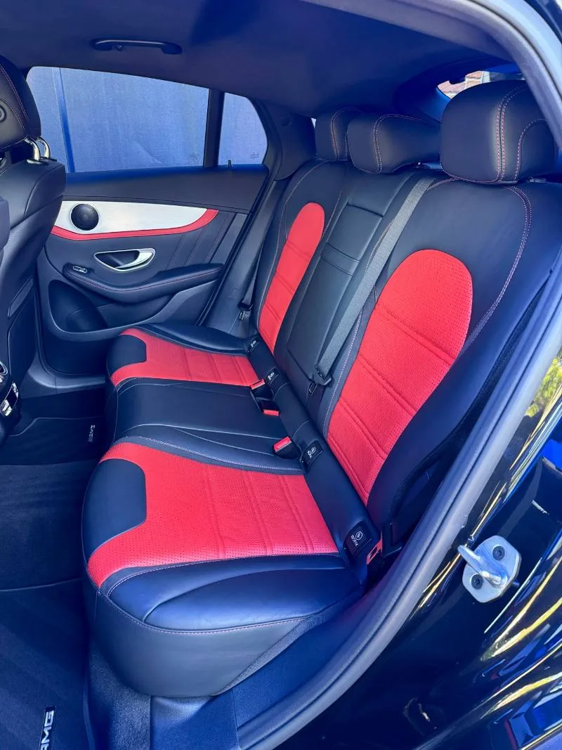 Mercedes GLC63S AMG rear seats
