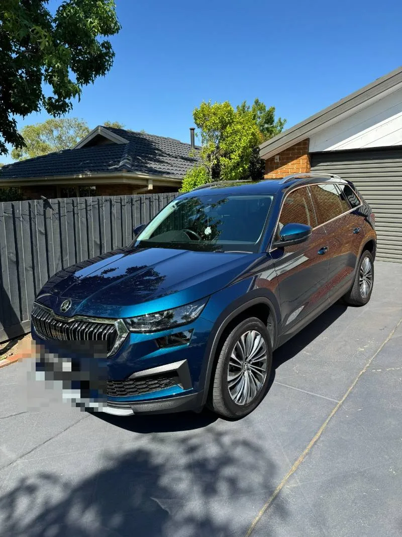 Skoda SUV after correction and coating