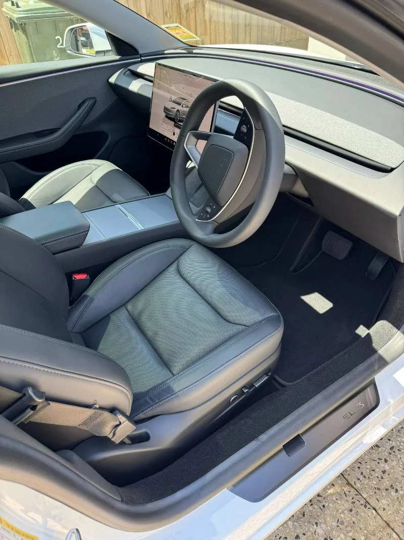 Tesla interior
